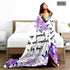 Best Auntie Gifts Personalized Flannel Throw Blanket for Aunt